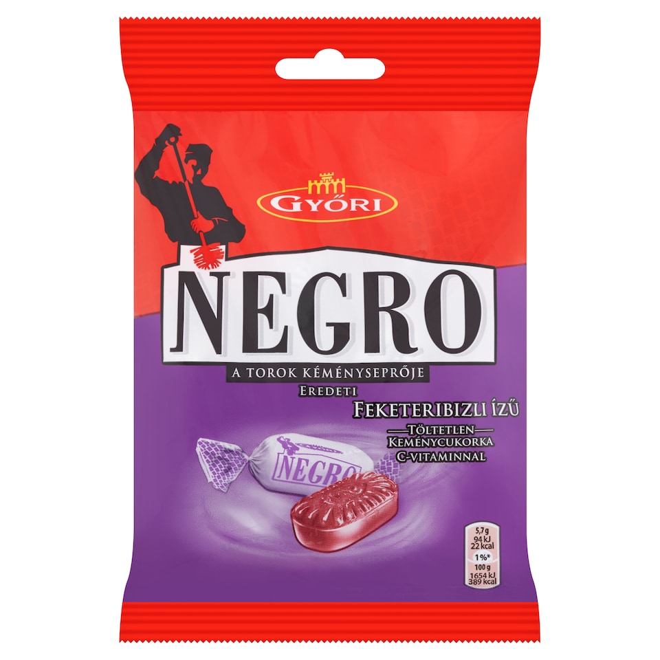 image 1 of Győri Negro Blackcurrant Flavoured Drops 79 g