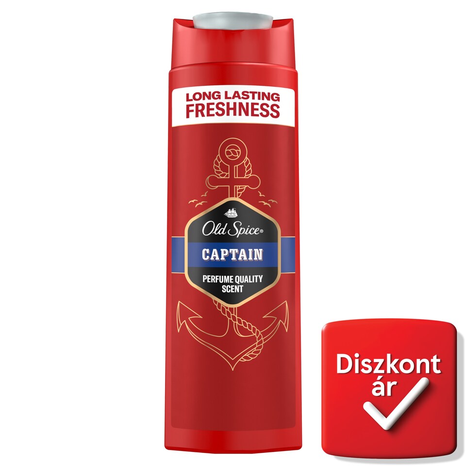 Old Spice Captain Men’s 3-in-1 Wash, Shower Gel & Shampoo 400ml