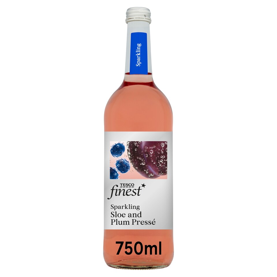 Tesco Finest Sloe Berry & Plum Sparkling Drink 750Ml