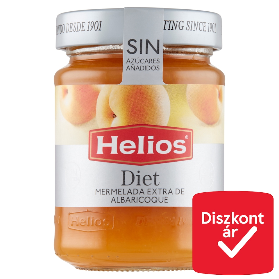 Helios sárgabarack extradzsem édesítőszerrel 280 g  1. kép