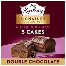 Mr Kipling Signature Collection Cakes - Double Chocolate 5 Pack
