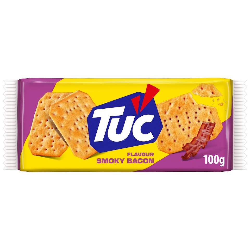 Tuc Crackers with Smoked Bacon Flavor 100g