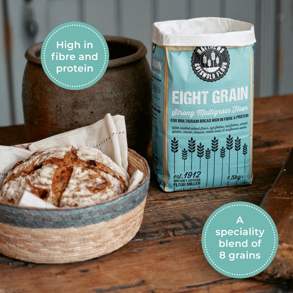 image 1 of Matthews Flour Eight Grain Strong Multigrain 1.5Kg