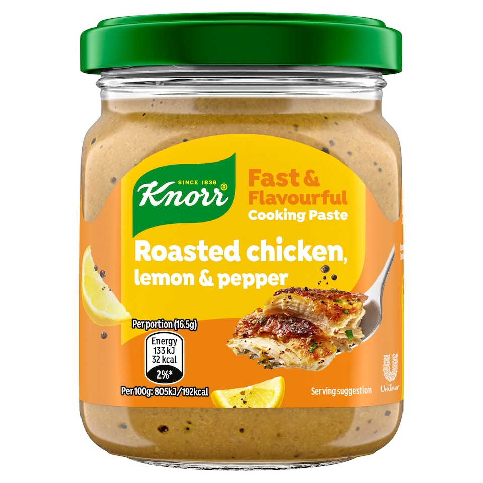 Knorr Fast and Flavourful Roast Chicken Lemon & Pepper Paste 165g