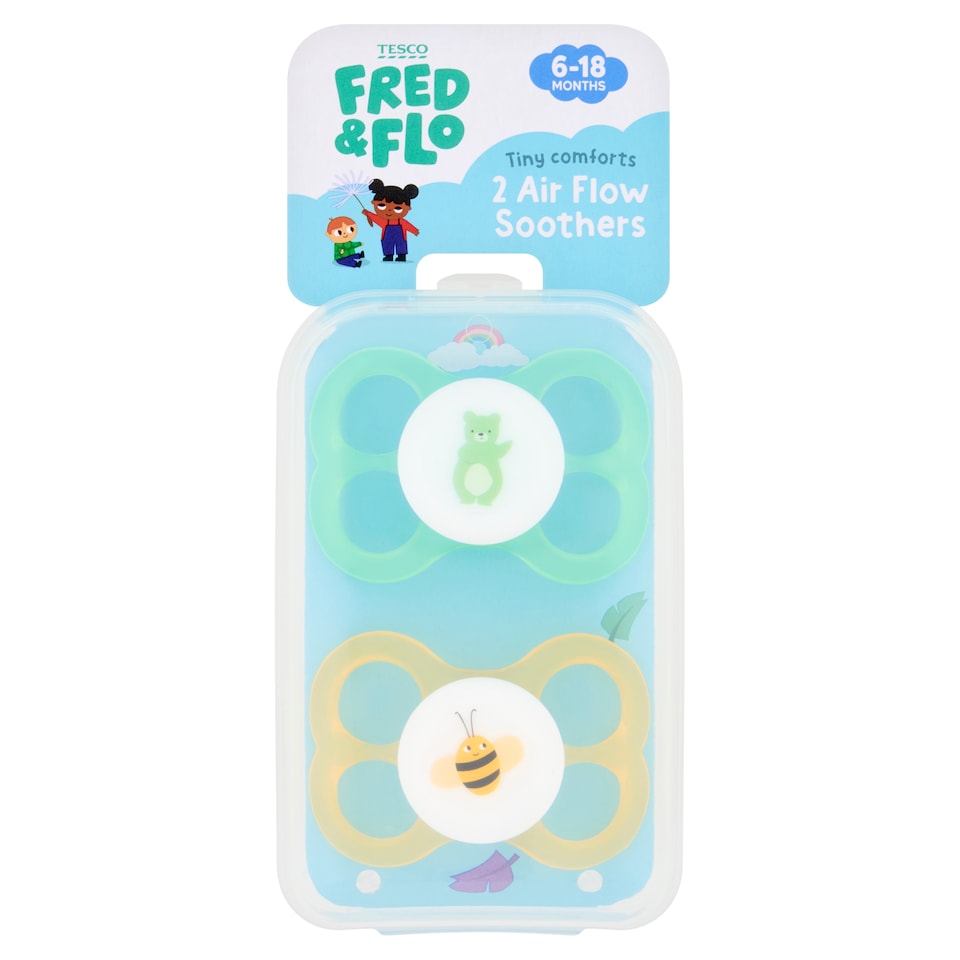 image 1 of Fred & Flo Air Flow Soothers 2 Pack
