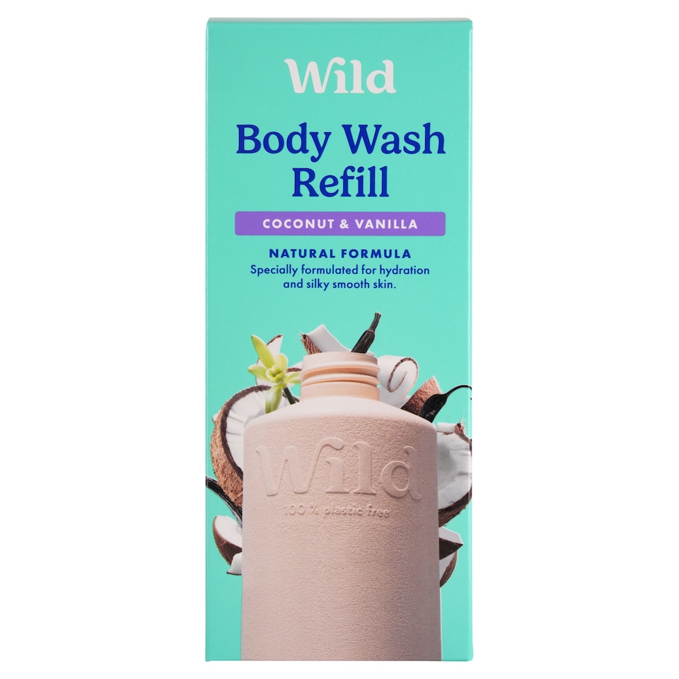Wild Body Wash Refill Coconut & Vanilla 300ml