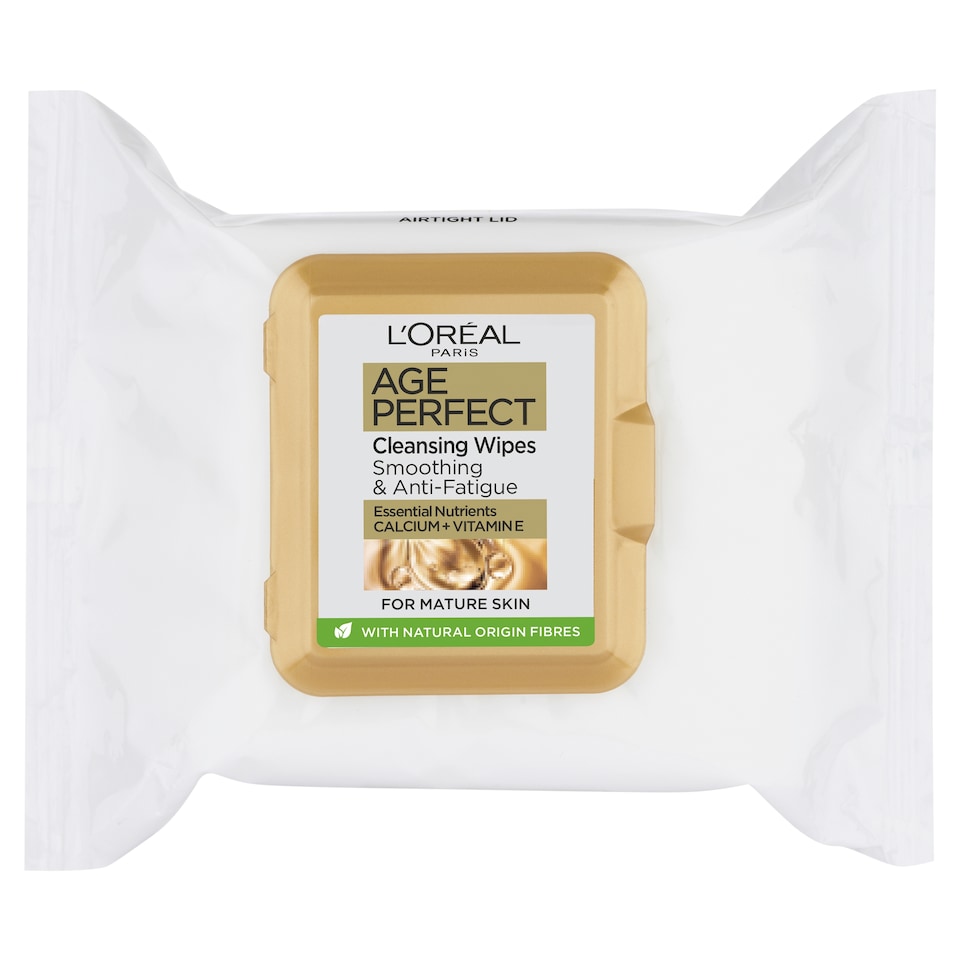 image 1 of L'oreal Paris Age Perfect Cleansing Wipes 25