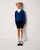 image 1 of F&F School Girls Cotton Rich PE Skort in Black