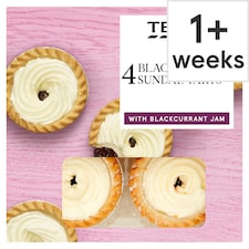 Tesco Blackcurrant Sundae Tarts 4 Pack