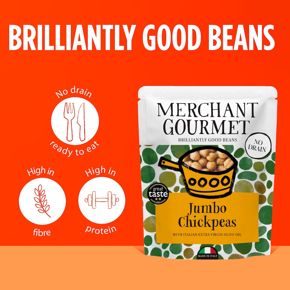 image 1 of Merchant Gourmet Jumbo Chickpeas 240g
