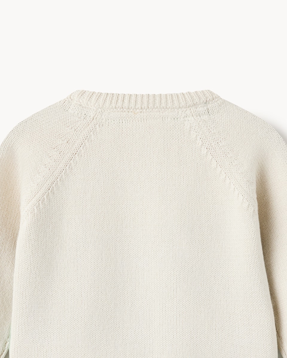 image 1 of F&F Pure Cotton Woodland Jumper in Neutral