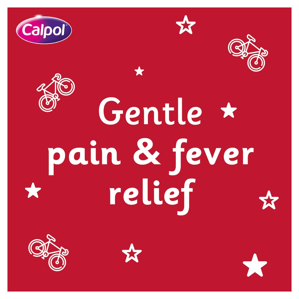 image 1 of Calpol Six Plus Fast Melts 6+ Years Strawberry Flavour 12 tablets