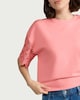 image 2 of F&F Pure Cotton Broderie Top in Pink