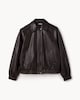 image 1 of OH ME OH MY Faux Leather Jacket in Chocolate