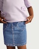 image 2 of F&F Girls Pure Cotton Denim Skirt in Blue