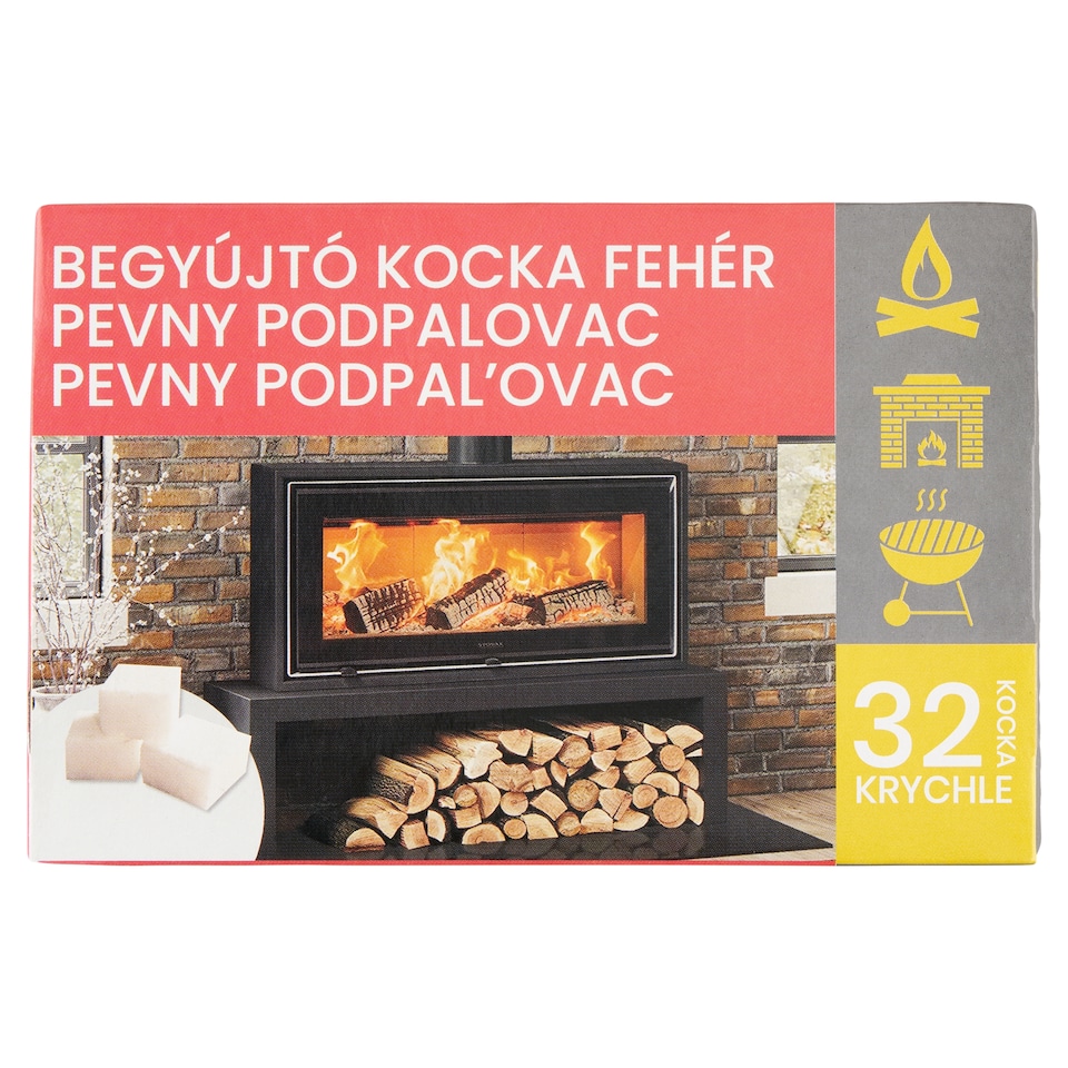 Tomka fehér begyújtó kocka 32 db