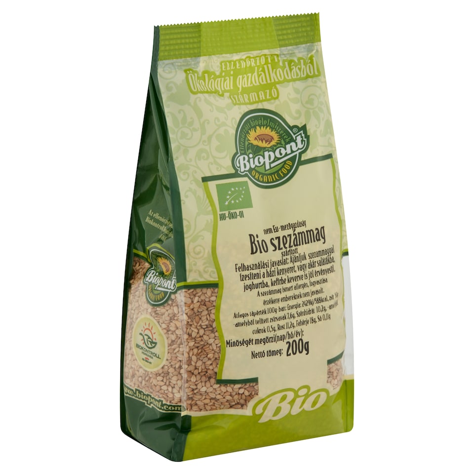 image 1 of Biopont Organic Dried Sesame Seeds 200 g