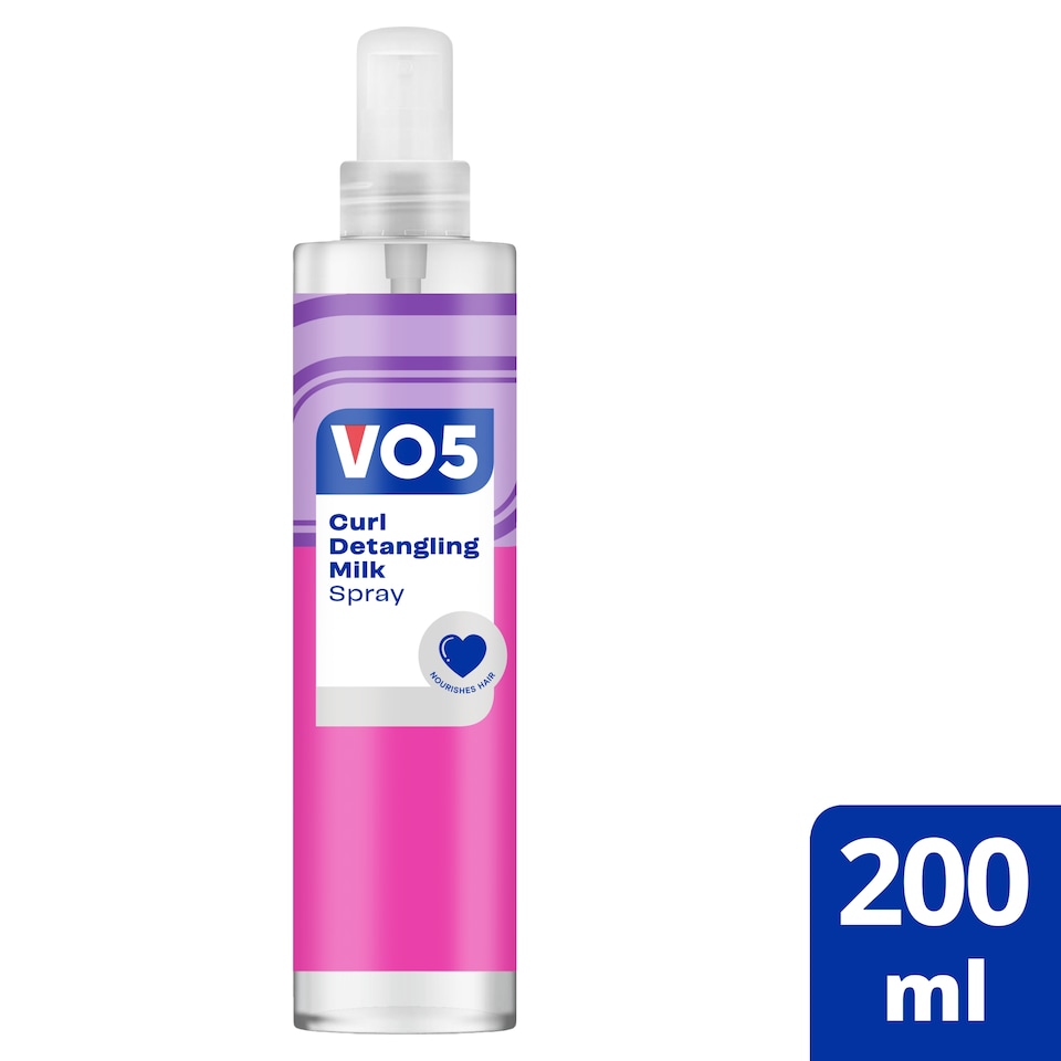 image 1 of VO5 Curl Detangling Milk Spray 200ml
