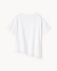 image 4 of F&F Girls Pure Cotton Lace Hem T-Shirt in White