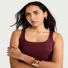 F&F Polyamide Square Neck Vest in Purple