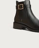 image 3 of F&F Faux Leather Buckle Detail Ankle Boots in Black