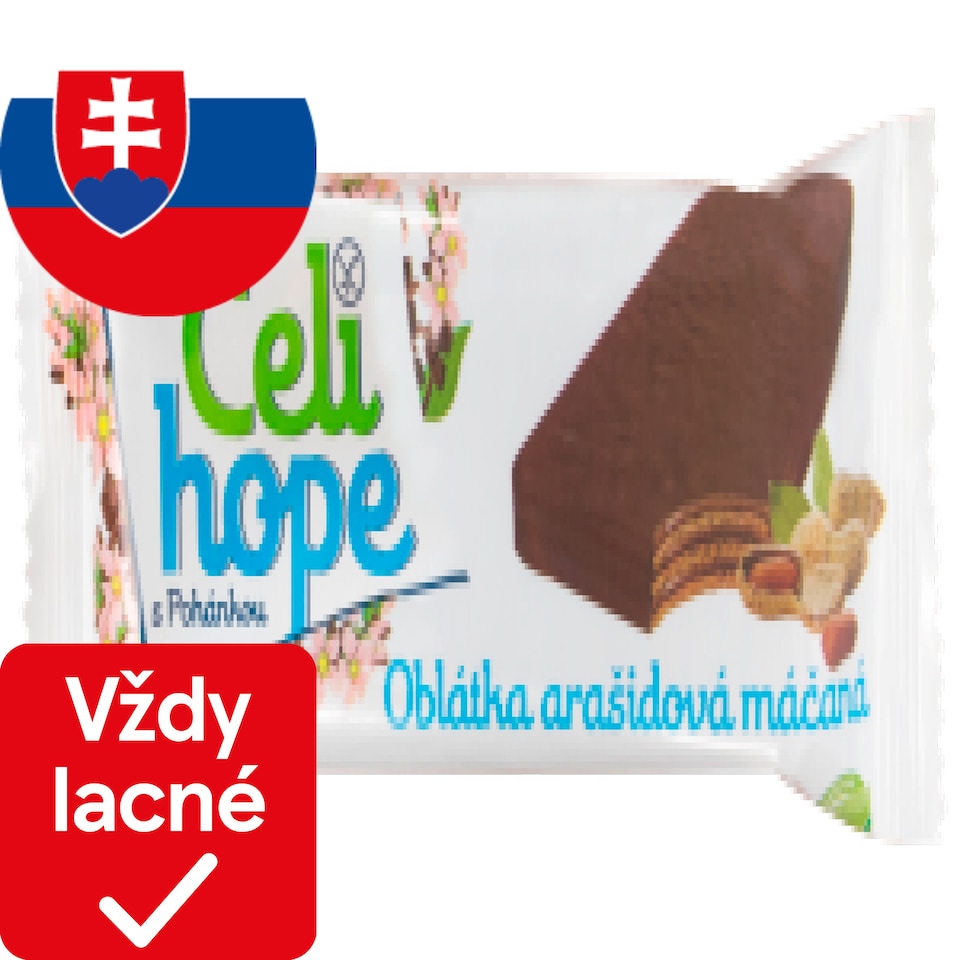 Celihope oblátka arašidová máčaná