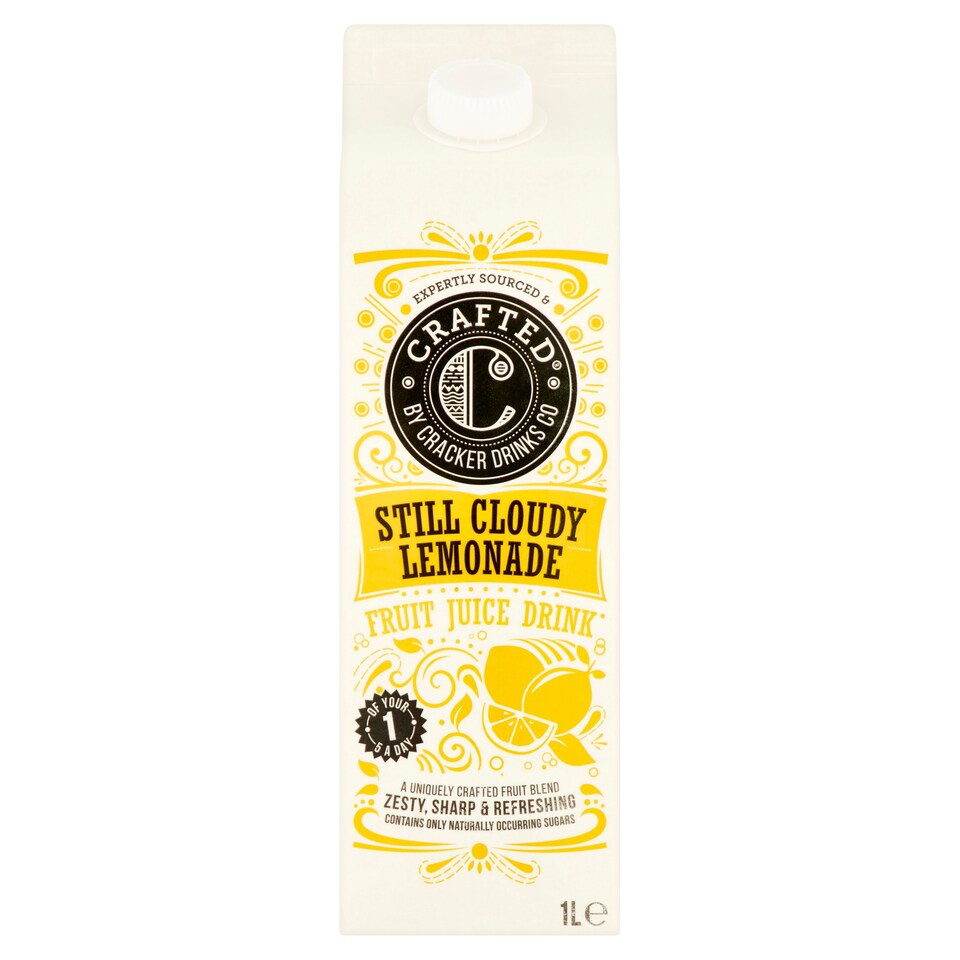 CRAFTED STILL & CLOUDY LEMONADE NAS 1L Tesco Groceries