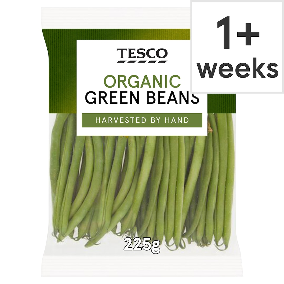 image 1 of Tesco Organic Green Beans 225G