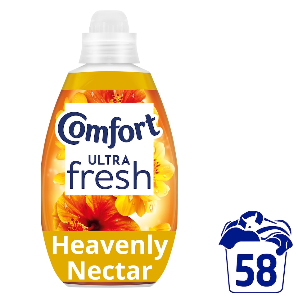 image 1 of Comfort Ultra Fresh & Protect Fabric Conditioner Heavenly Nectar 58 Washes 870ml