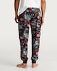 image 3 of Disney Deadpool Comic Print Brushed Fleece Pyjama Bottoms in Grey