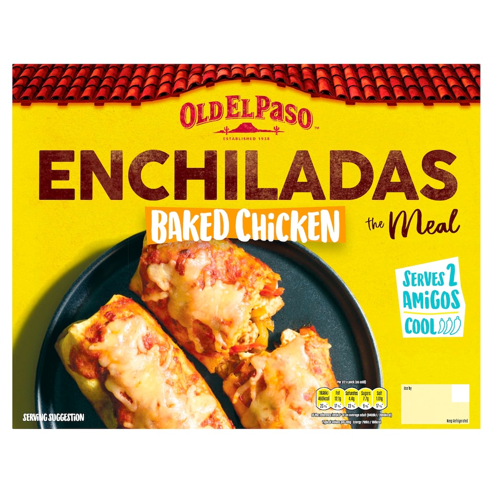 Old El Paso Enchiladas Baked Chicken 490g