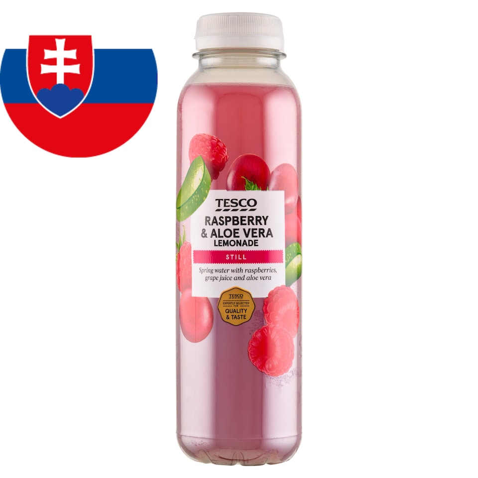 Tesco Raspberry & Aloe Vera Lemonade 400 ml
