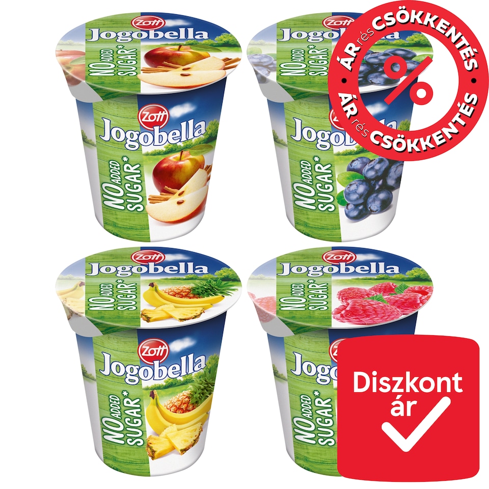 Zott Jogobella joghurt hozzáadott cukor nélkül 150 g