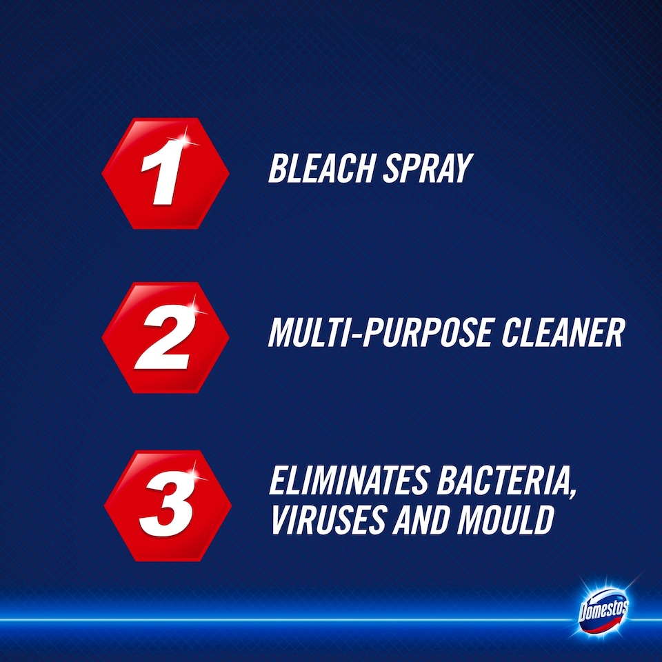 image 1 of Domestos Spray Bleach 700Ml