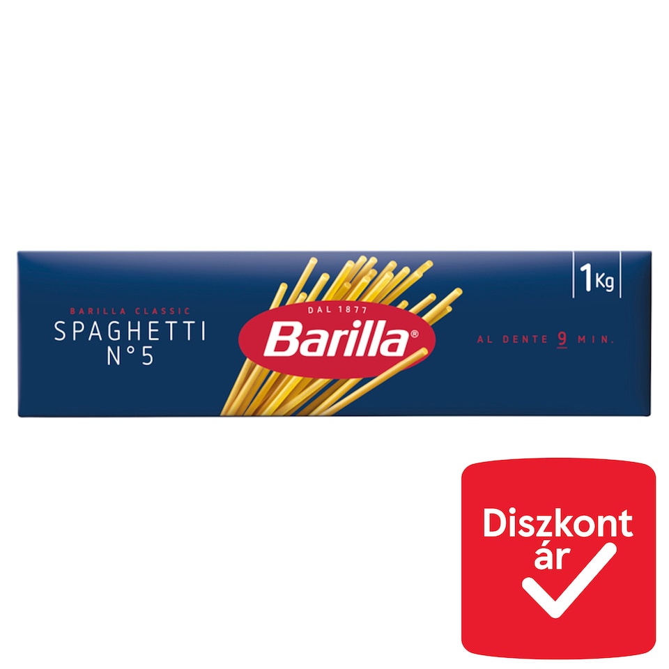 Barilla Spaghetti szálas durum száraztészta 1000 g