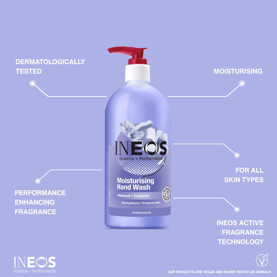 image 1 of INEOS Moisturising Hand Wash Hibiscus + Coconut 500ml