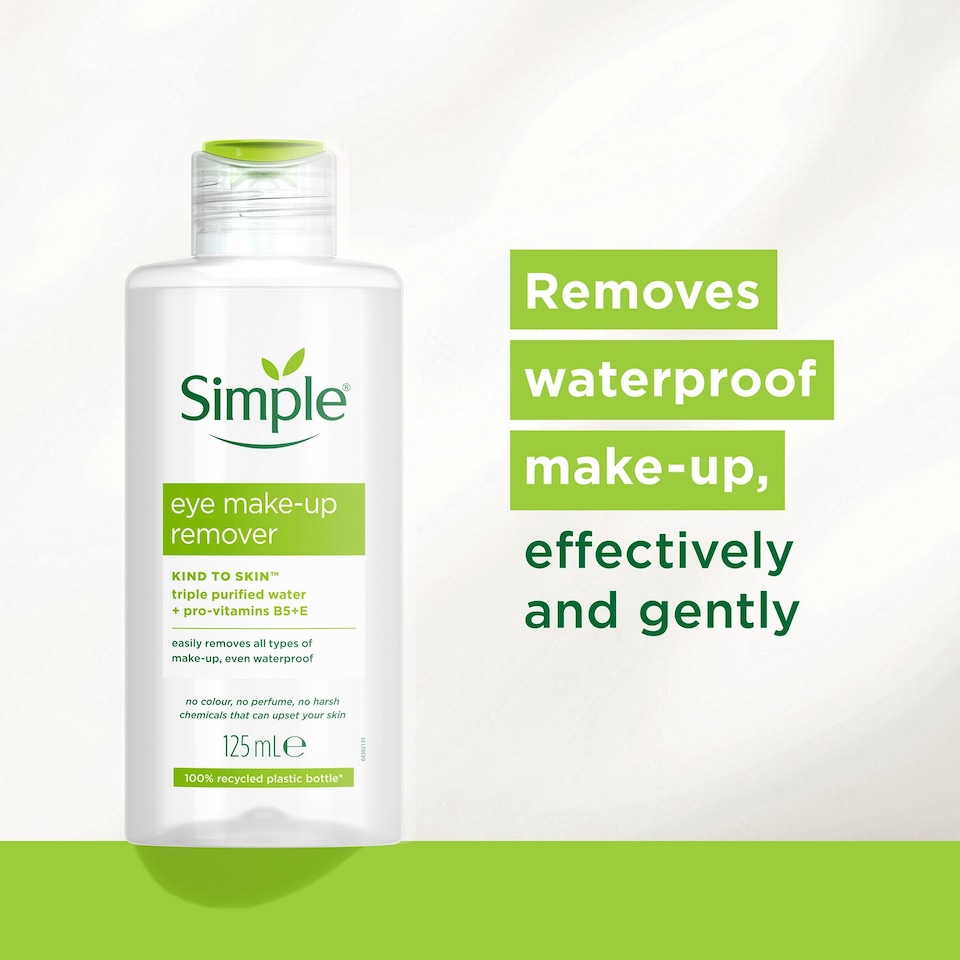 image 1 of Simple Kind To Eyes Eye Make-Up Remover 125Ml