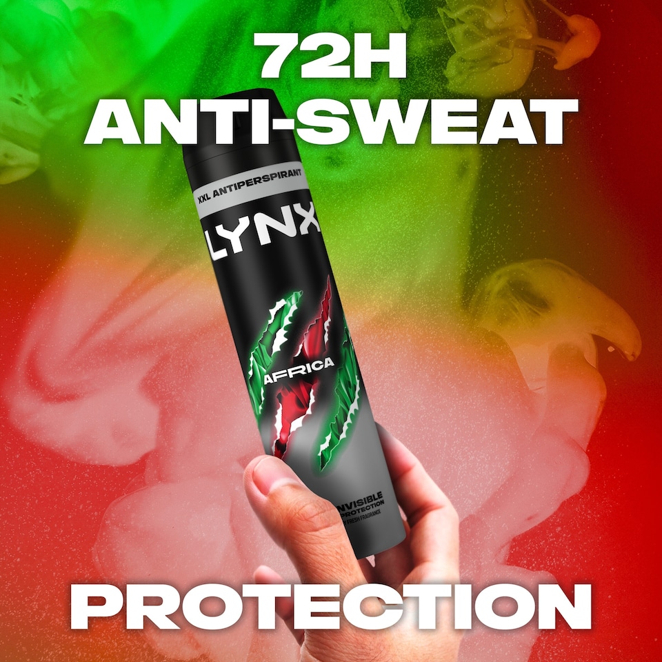image 1 of Lynx Africa 72h Antiperspirant Deodorant for Men 250ml