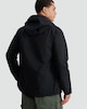 image 3 of 9 Peaks Hooded Zip Up Waterproof Jacket in Black