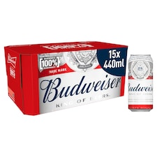 Budweiser 15 x 440ml
