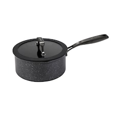Go Cook Black Oven Safe Saucepan 18cm
