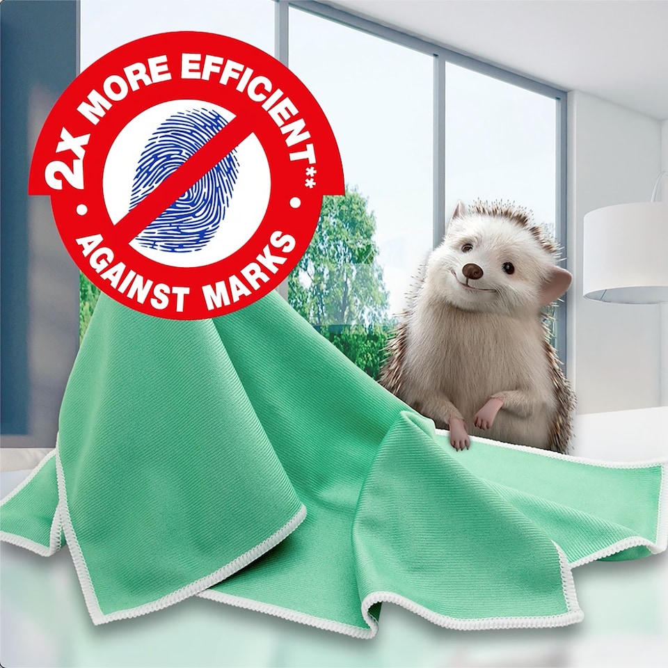 image 1 of Spontex Microfibre Window Cloth