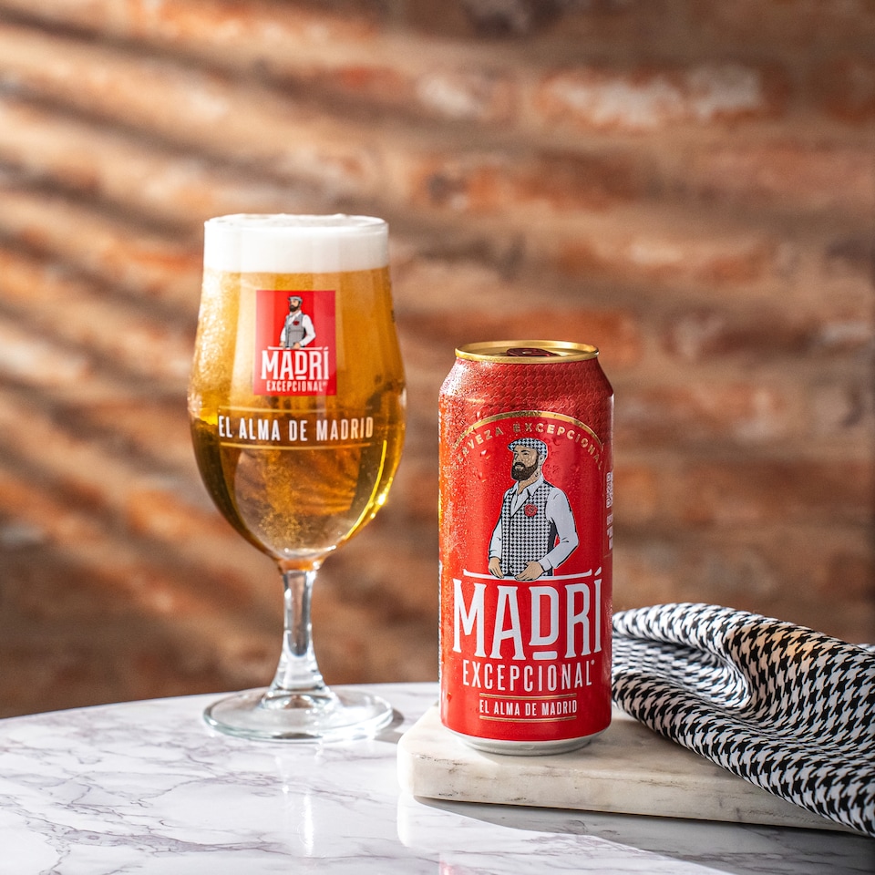 image 1 of MADRI Excepcional Premium Lager Beer Can 15 x 440ml