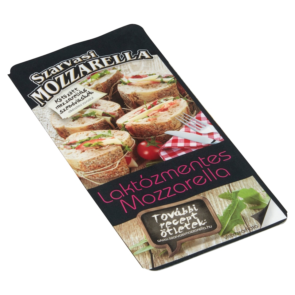 Szarvasi Szeletelt Mozzarella laktózmentes 100 g 1. kép