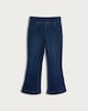 image 4 of F&F Girls Cotton Rich Flared Jeans in Blue