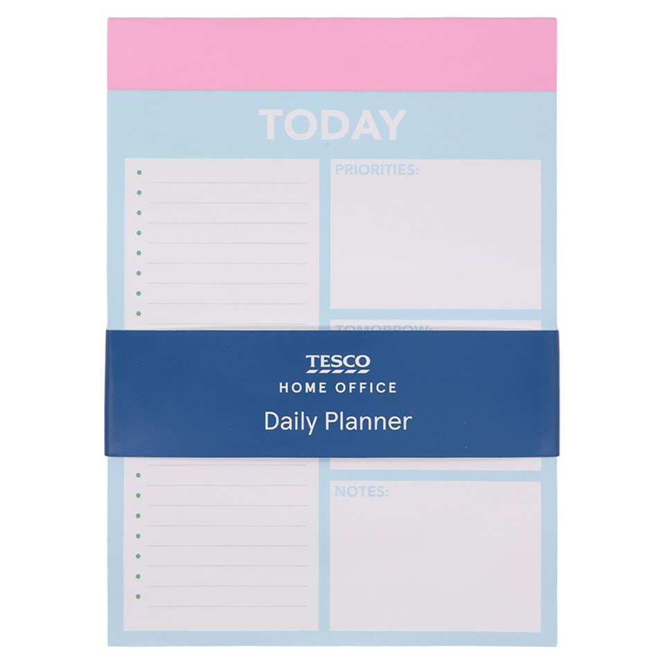 Tesco  B5 Daily Planner Pad