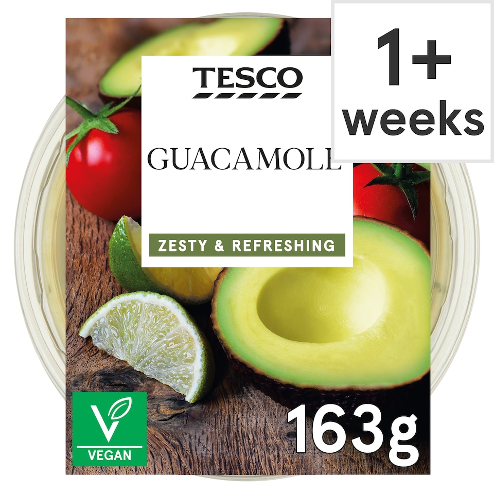 Tesco Guacamole Dip 163G