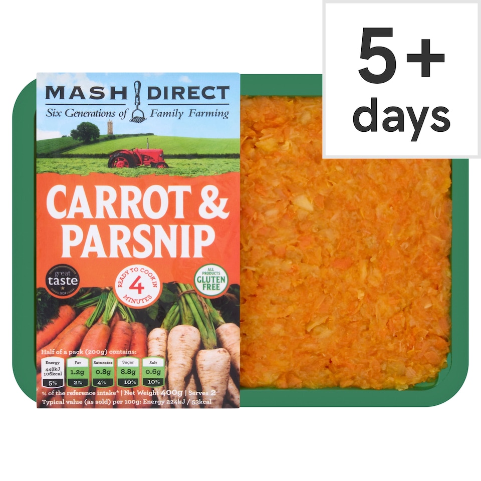 Mash Direct Carrot & Parsnip Mash 400G
