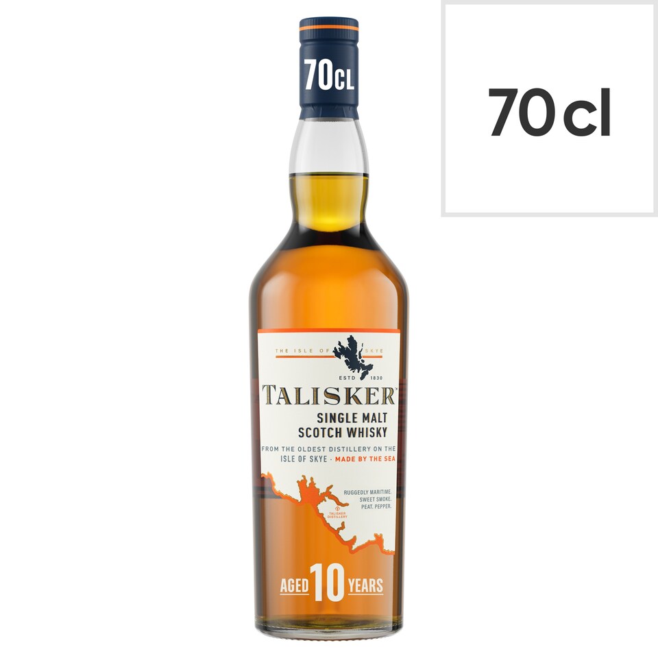 image 1 of Talisker 10 Year Single Malt Whisky Bottle 45.8% Vol 70cl