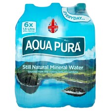 Aqua - Pura Natural Min Still Water 6X1.5L